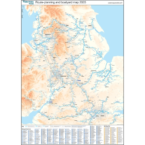 2022 Flat route-planning map (A1)